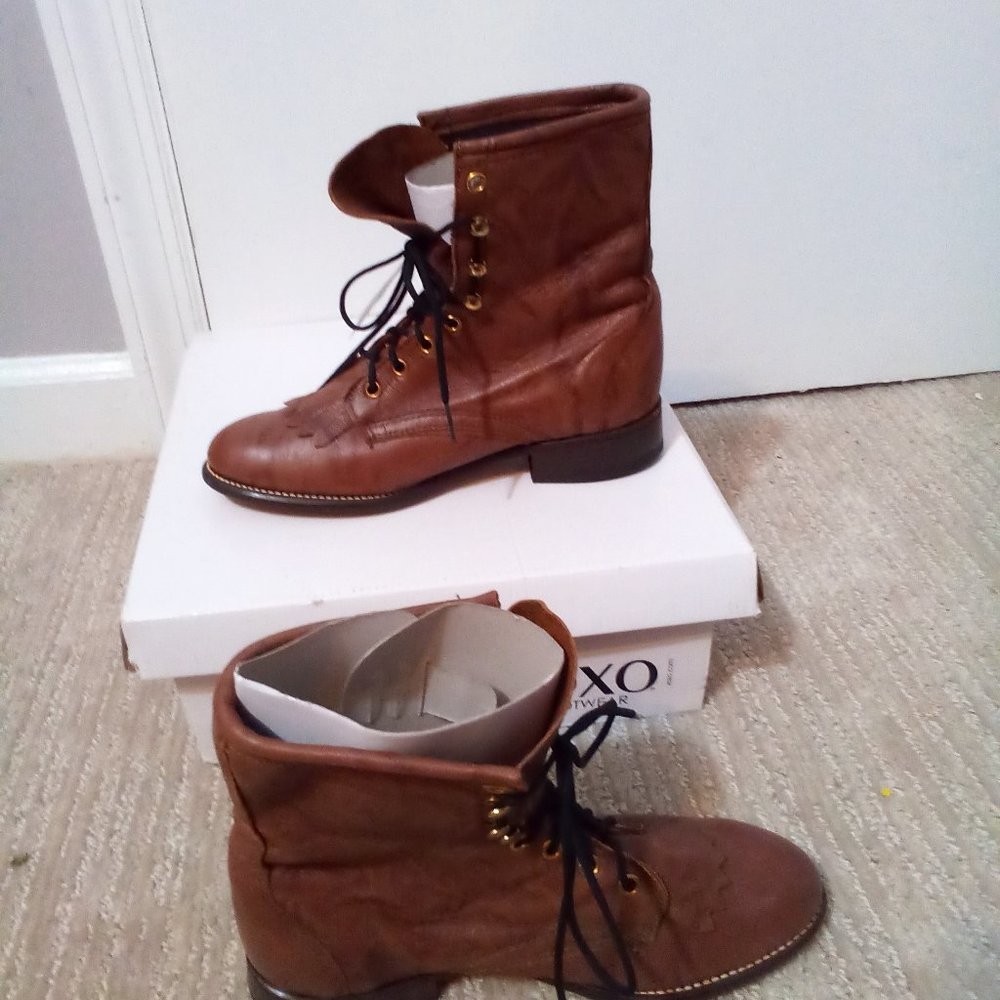 Vintage Grannie Larado Leather Boots